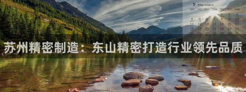 彩神v8手机客户端：苏州精密制造：东山精密打造行业领先品质