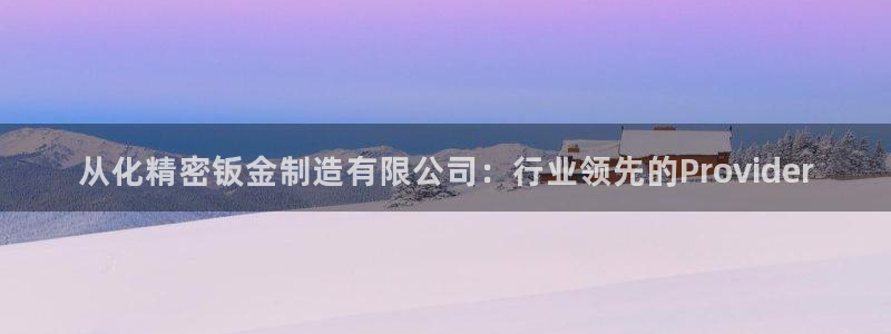 彩神官方邀请码是多少：从化精密钣金制造有限公司：行业领先的Provider