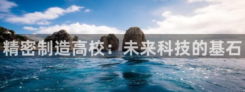 彩神v下载安装：精密制造高校：未来科技的基石