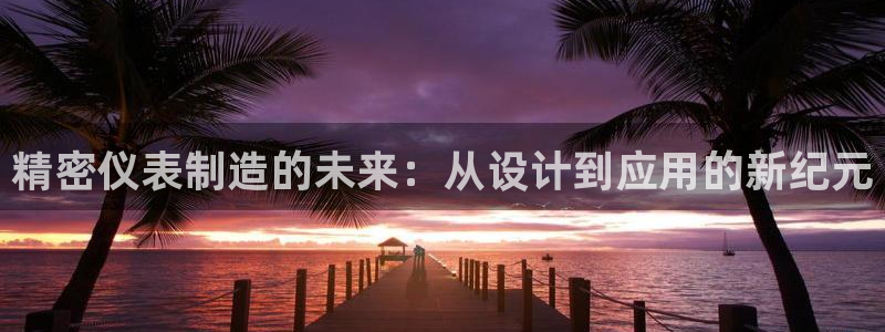 彩神vll官网在线登录：精密仪表制造的未来：从设计到应用的新纪元