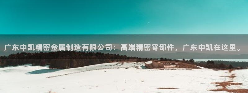 彩神velcome购彩大厅：广东中凯精密金属制造有限公司：高端精密零部件，广东中凯在这里。
